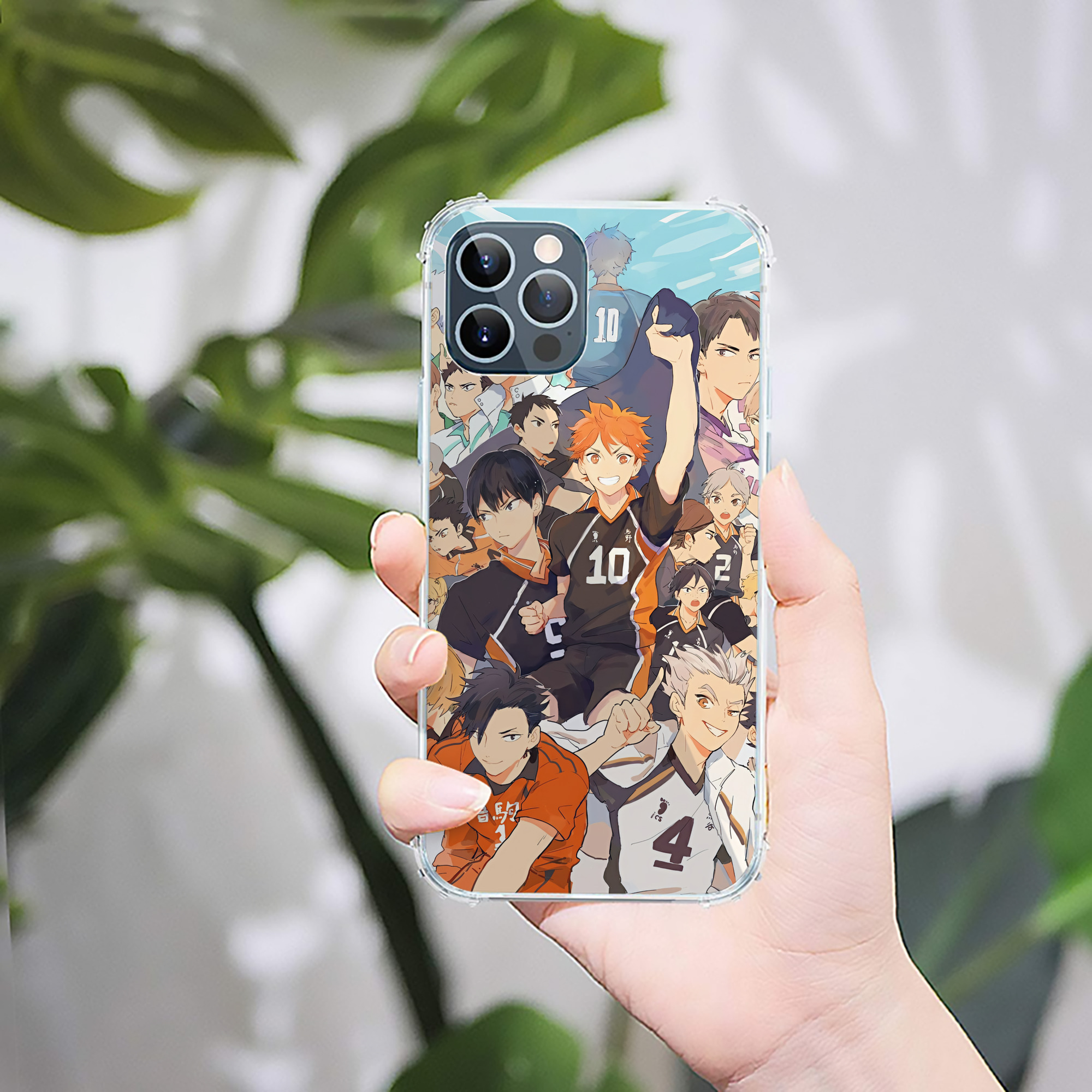 （画像用） ハイキュー!! Haikyu!! 【iPhone 12シリーズ対応】透明スマホケース（クリアソフトケース）